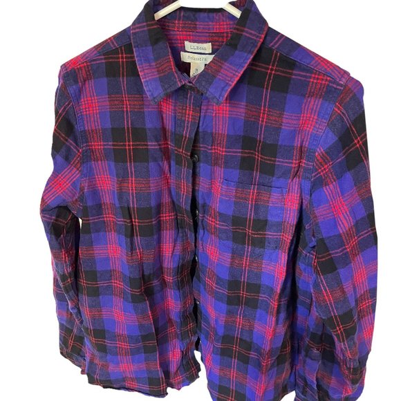 LLBean Women's Medium Flannel, Perfect Condition - Picture 1 of 4
